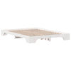 Sengestamme Hvit 207 x 155.5 x 17 cm Heltre furu