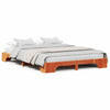 Sengestamme Voksbrun 207 x 155.5 x 17 cm Heltre furu