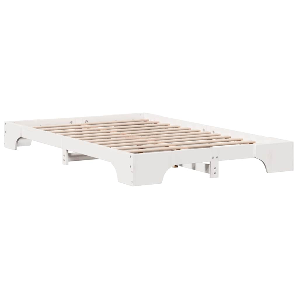 Sengestamme Hvit 197 x 127 x 17 cm Heltre furu