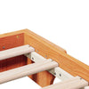 Sengestamme Voksbrun 197 x 127 x 17 cm Heltre furu