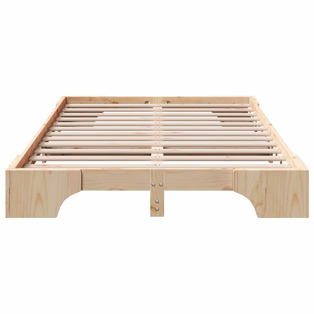 Sengestamme Naturlig 135 x 190 cm Massiv furu