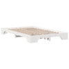 Sengestamme Hvit 197 x 127 x 17 cm Heltre furu