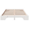 Sengestamme Hvit 197 x 127 x 17 cm Heltre furu