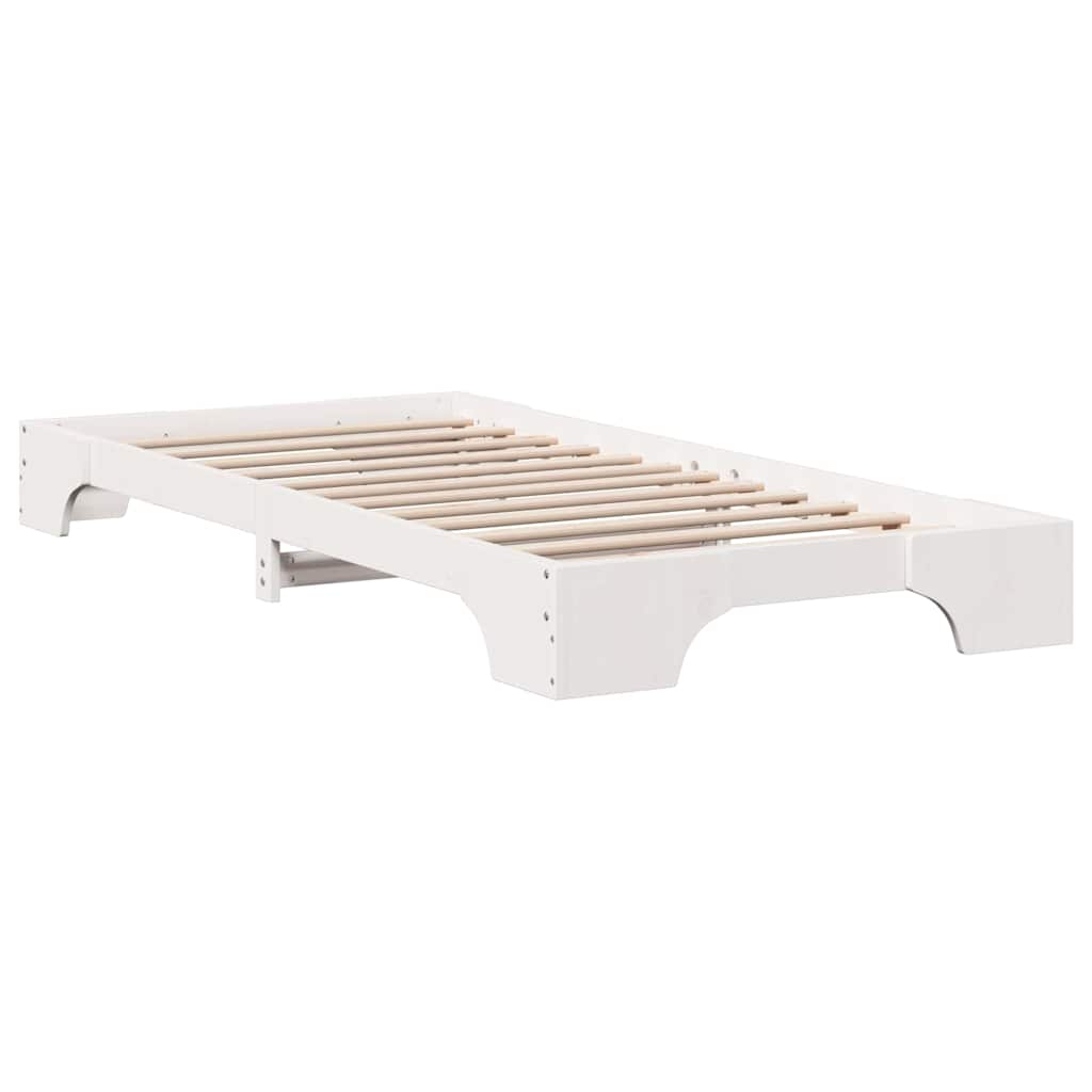 Sengestamme Hvit 90 x 200 cm Massiv furu
