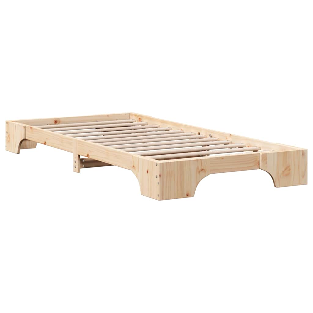 Sengestamme Naturlig 80 x 200 cm Massiv furu