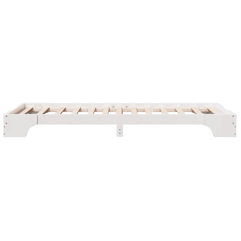 Sengestamme Hvit 197 x 97 x 17 cm Heltre furu