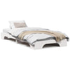 Sengestamme Hvit 197 x 97 x 17 cm Heltre furu