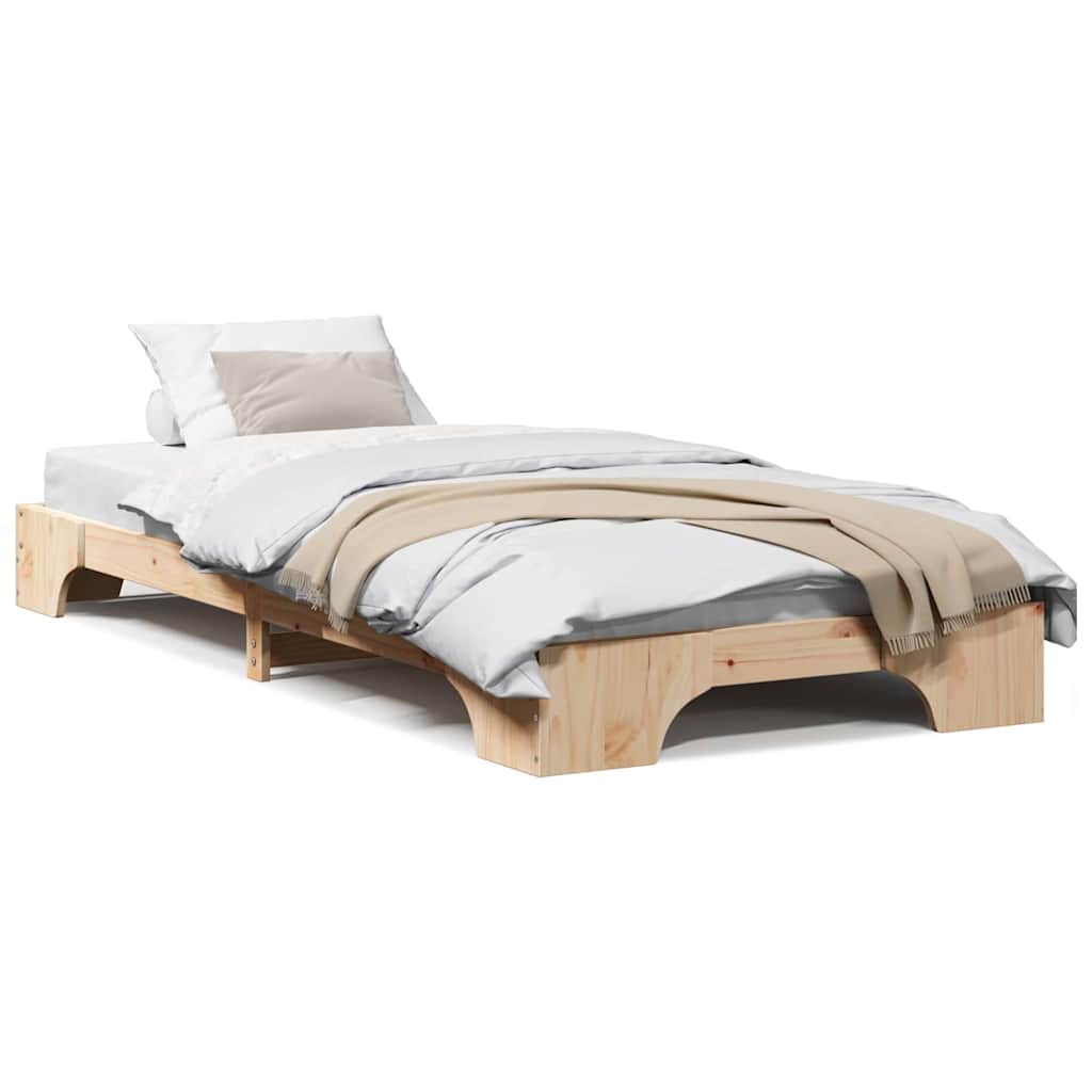 Sengestamme Massiv furu 197 x 82 x 17 cm Heltre furu