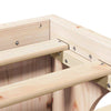 Sengestamme Massiv furu 207 x 207 x 30 cm Heltre furu