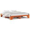 Sengestamme Voksbrun 207 x 207 x 30 cm Heltre furu