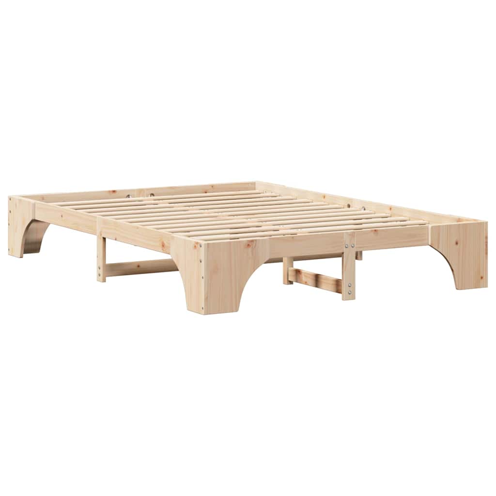 Sengestamme Naturlig 160 x 200 cm Massiv furu