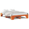 Sengestamme Voksbrun 207 x 167 x 30 cm Heltre furu