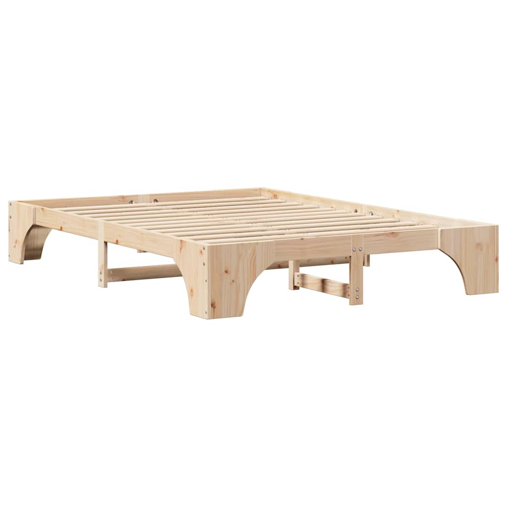 Sengestamme Massiv furu 207 x 147 x 30 cm Heltre furu