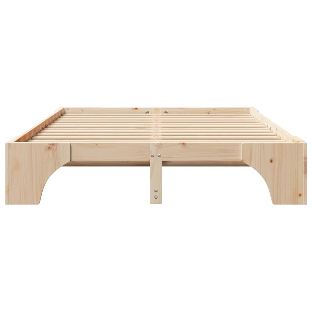 Sengestamme Massiv furu 207 x 147 x 30 cm Heltre furu