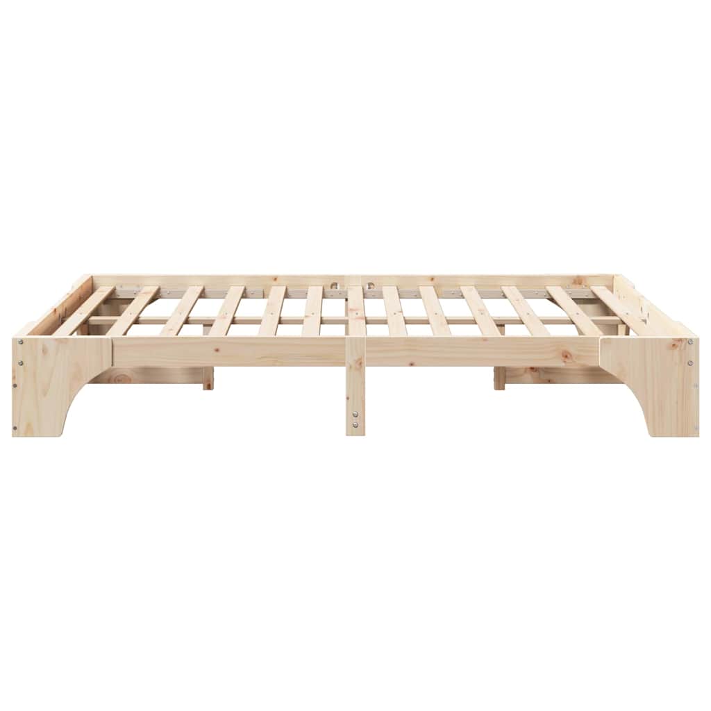 Sengestamme Massiv furu 207 x 147 x 30 cm Heltre furu