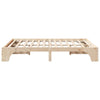 Sengestamme Massiv furu 207 x 147 x 30 cm Heltre furu