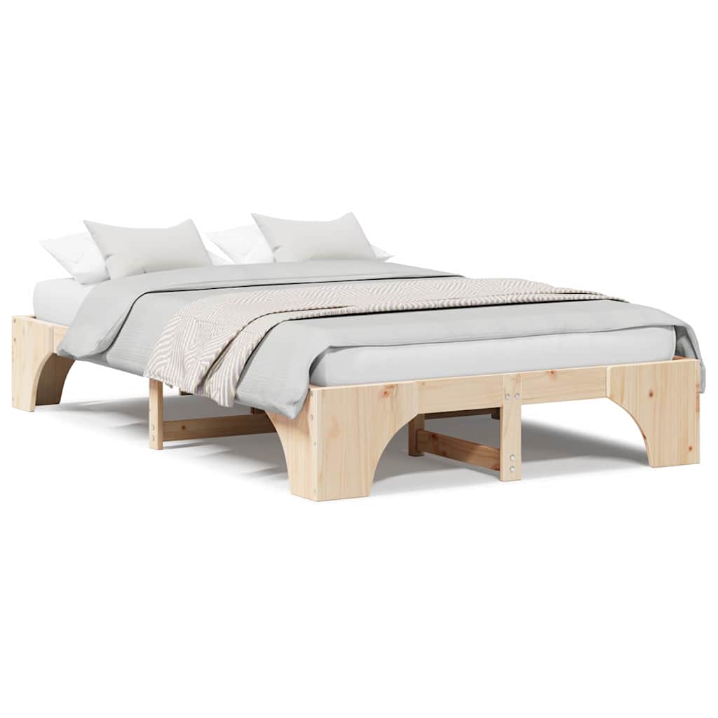 Sengestamme Massiv furu 207 x 127 x 30 cm Heltre furu