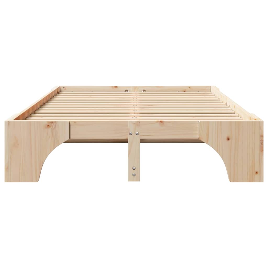 Sengestamme Naturlig 140 x 190 cm Massiv furu