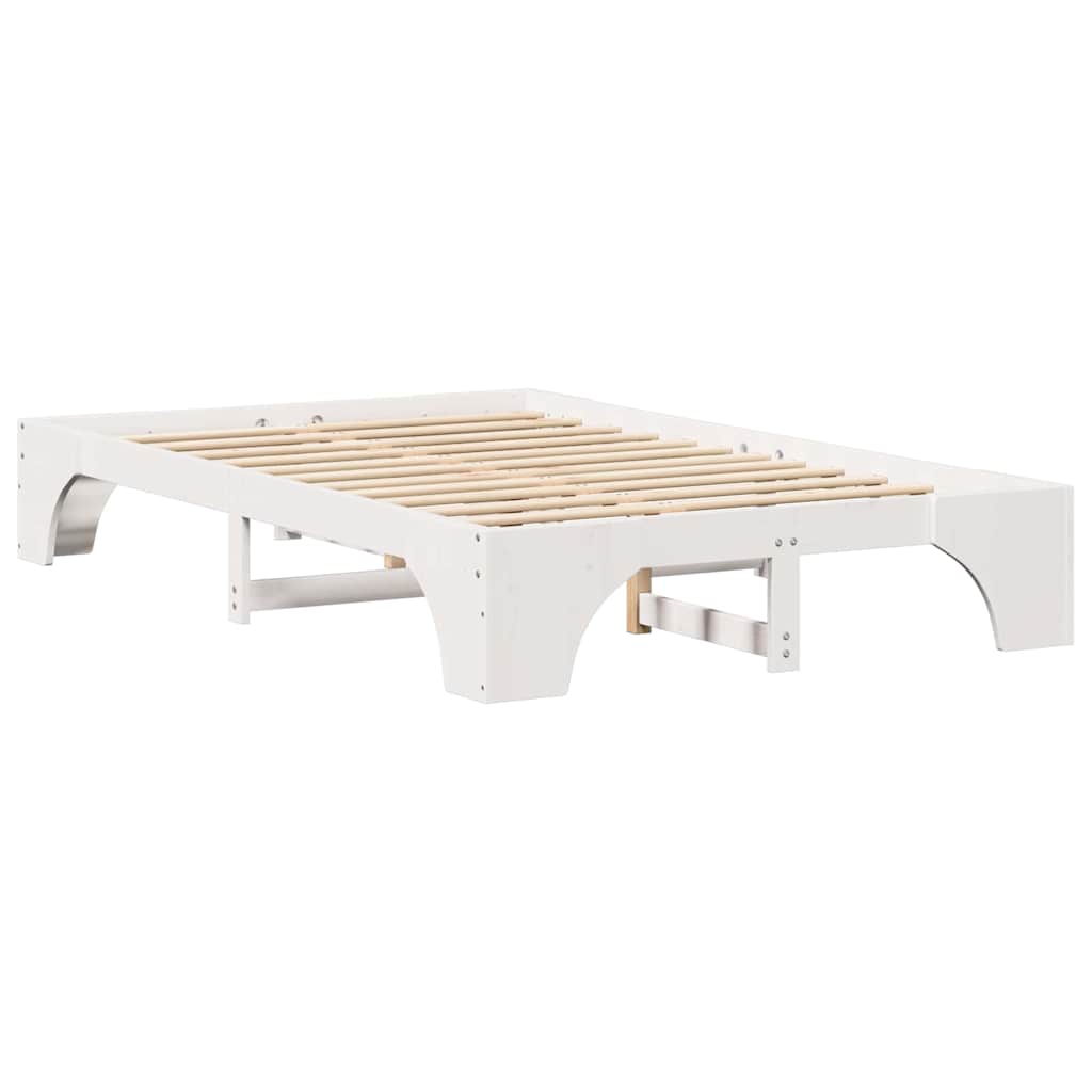 Sengestamme Hvit 197 x 147 x 30 cm Heltre furu