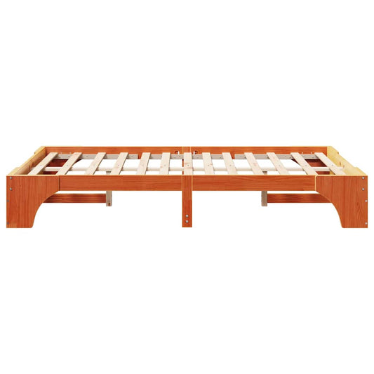 Sengestamme Vokset Brun 135 x 190 cm Massiv furu