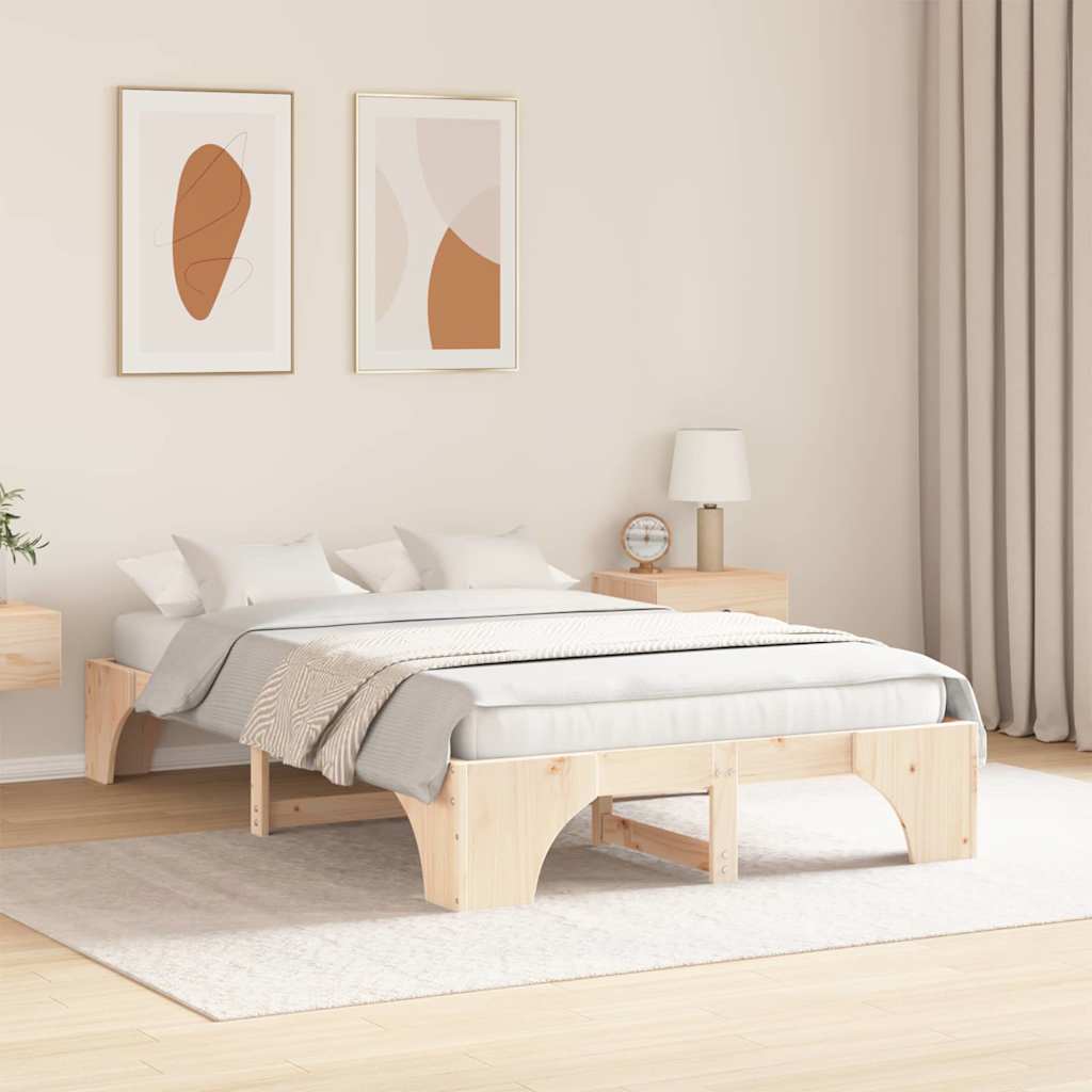 Sengestamme Massiv furu 120 x 190 cm Heltre furu