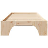 Sengestamme Massiv furu 207 x 97 x 30 cm Heltre furu