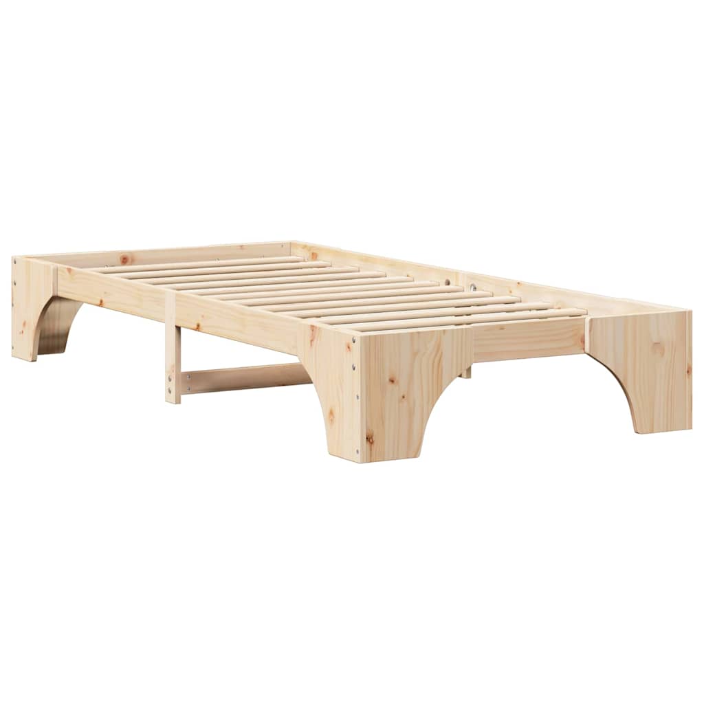 Sengestamme Naturlig 80 x 200 cm Massiv furu