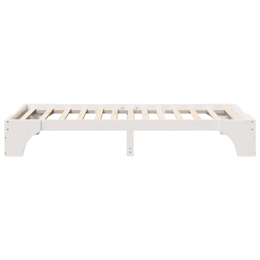 Sengestamme Hvit 207 x 87 x 30 cm Heltre furu