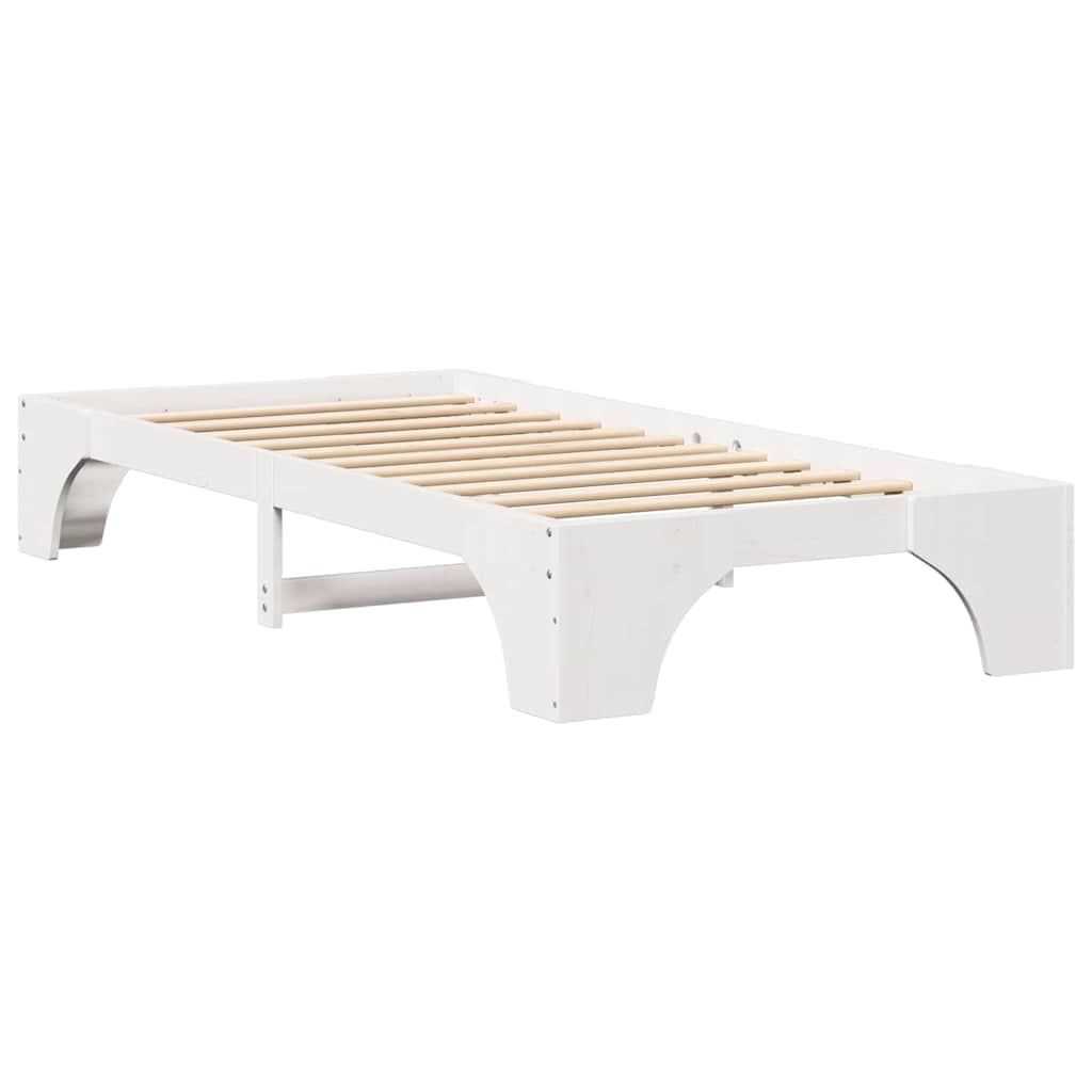 Sengestamme Hvit 90 x 190 cm Massiv furu