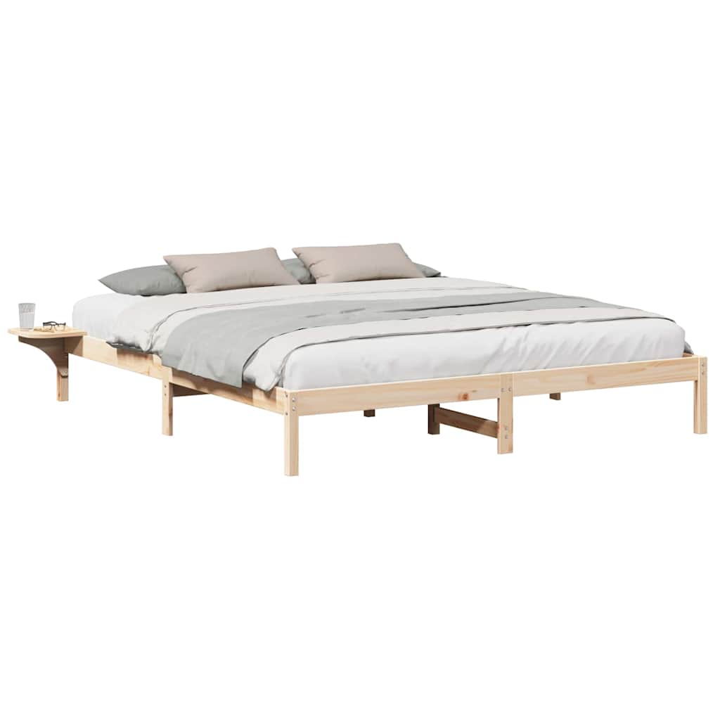 Sengestamme Naturlig 180 x 200 cm Massiv furu