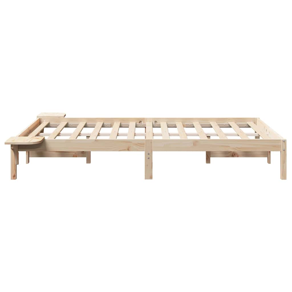 Sengestamme Naturlig 135 x 190 cm Massiv furu