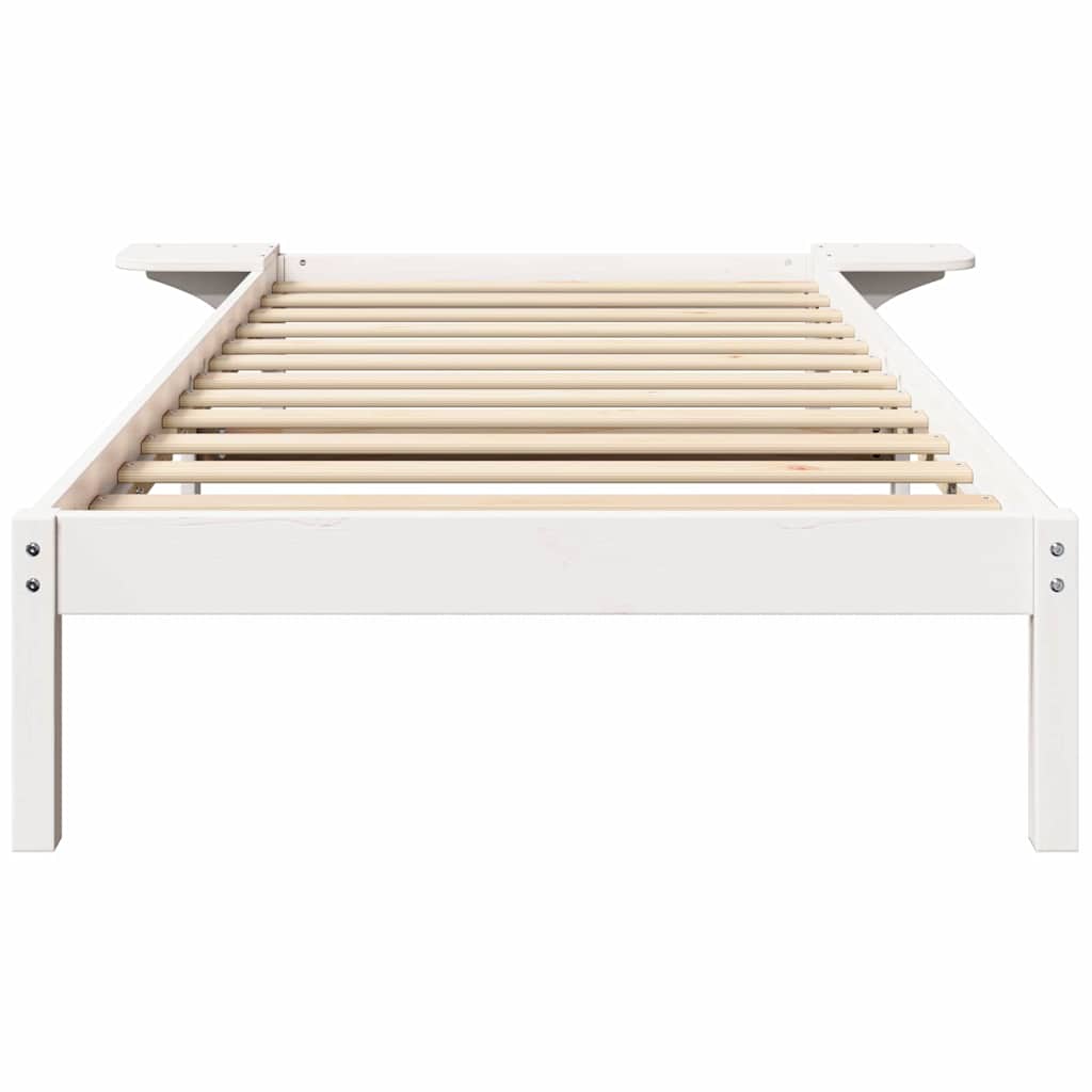 Sengestamme Hvit 100 x 200 cm Massiv furu
