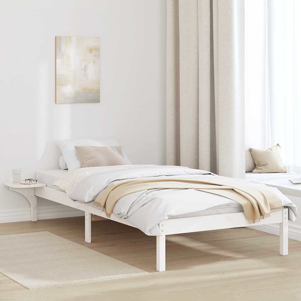 Sengestamme Hvit 90 x 190 cm Massiv furu