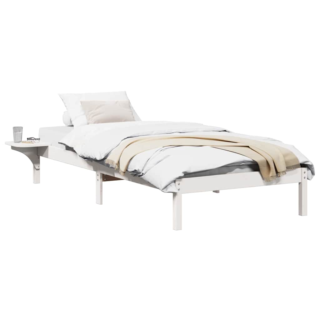 Sengestamme Hvit 75 x 190 cm Massiv furu