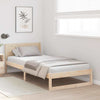 Sengestamme med hodegjerde Brun 75 x 190 cm Massivt furutre