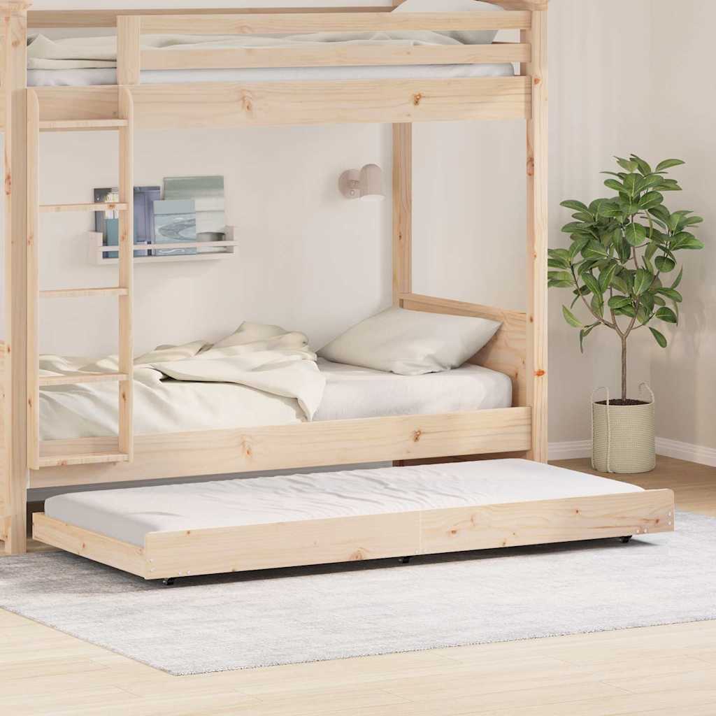 Sengestamme Brun 75 x 190 cm Massivt furutre