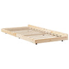 Sengestamme Brun 75 x 190 cm Massivt furutre