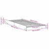 Sengestamme Brun 75 x 190 cm Massivt furutre