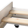 Sengestamme Hvit 75 x 190 cm Massivt furutre
