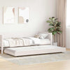 Sengestamme Hvit 75 x 190 cm Massivt furutre