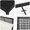Hage Spisegruppe med pute 3 pcs Svart Poly rattan