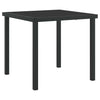 Hage Spisegruppe med pute 5 pcs Grå Poly rattan