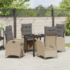 Hage Spisegruppe 5 pcs Beige polyrotting