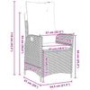 Hage Spisegruppe 5 pcs Beige polyrotting