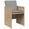 Hage Spisegruppe 5 pcs Beige polyrotting
