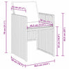 Hage Spisegruppe 5 pcs Beige polyrotting