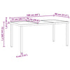 Hage Spisegruppe 5 pcs Beige polyrotting