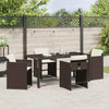 Hage Spisegruppe 5 pcs Brun polyrotting