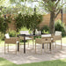 Hage Spisegruppe 5 pcs Beige polyrotting