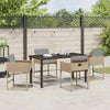 Hage Spisegruppe 5 pcs Beige polyrotting